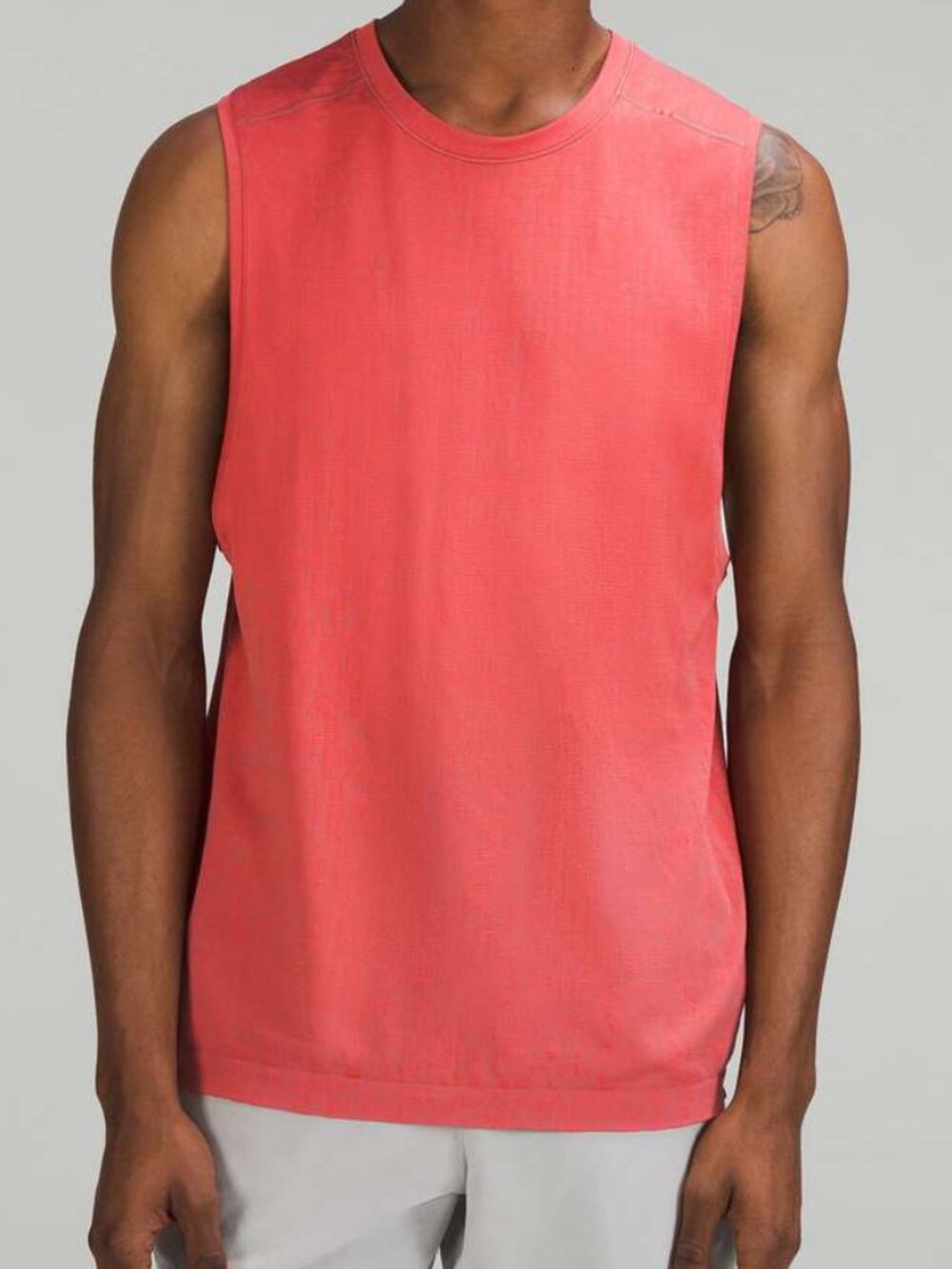 Lululemon Metal Vent Tech Sleeveless Shirt 2.0 Cube Calibrate Pale Raspberry XL